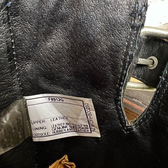 UGG Conor Quilted Black Leather Australia Mid Moto Boots. SZ. 7 - Picture 10 of 10